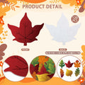 HunnmingRe 240 Pcs Felt Fall Leaves Set Multicolor DIY Autumn Decoration by Deal US