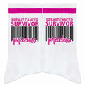 FujLoy Together We Fight Cancer Socks Chemo Awareness Survivor Gift Size 8 by Deal US