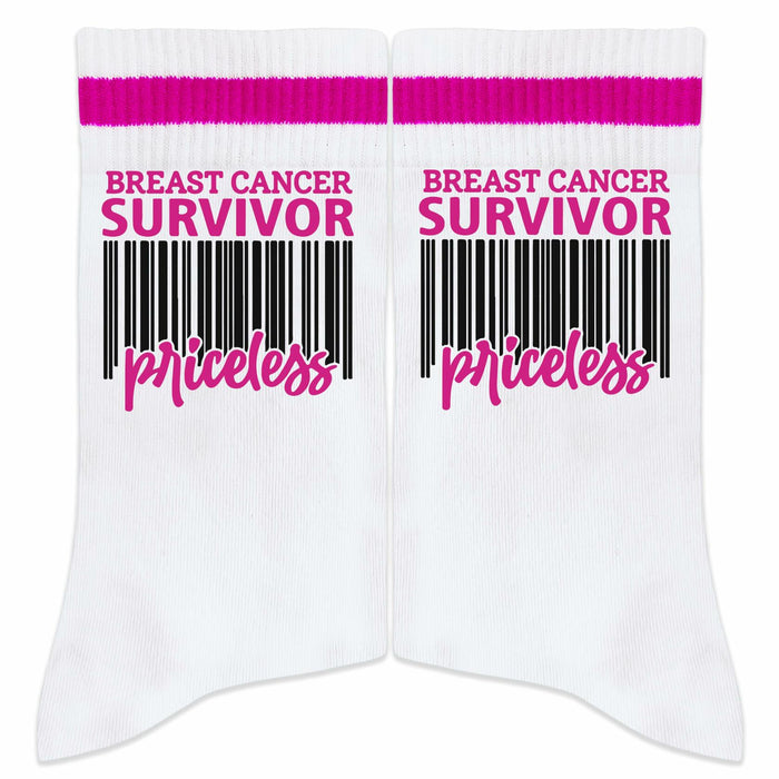 FujLoy Together We Fight Cancer Socks Chemo Awareness Survivor Gift Size 8 by Deal US