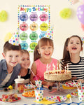 PETCEE Watercolor Birthday Poster Classroom Decor 16.5x11.2 BirthdayPoster-A by Deal US