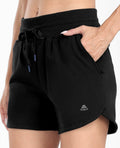 Haimont Women's Heather Grey Cotton Sweat Shorts 4" High Waist Pockets Size XXL by Deal US