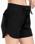 Haimont Women's Heather Grey Cotton Sweat Shorts 4" High Waist Pockets Size XXL by Deal US