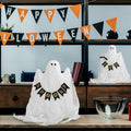 Janinka 2 Pcs Mesh Halloween Ghost Decorations Spooky White Centerpiece by Deal US