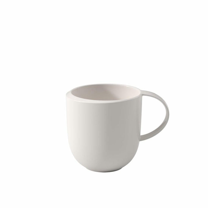 Villeroy & Boch NewMoon Mug Porcelain 10.5oz Creamy White Dishwasher Safe by Deal US