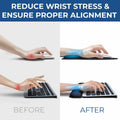 Everlasting Comfort Ergonomic Memory Foam Mouse Pad & Keyboard Wrist Rest by Deal US