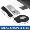 Everlasting Comfort Ergonomic Memory Foam Mouse Pad & Keyboard Wrist Rest by Deal US