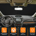 D-Lumina Windshield Sun Shade Subaru Forester 2019-2024 Foldable UV Blocker by Deal US