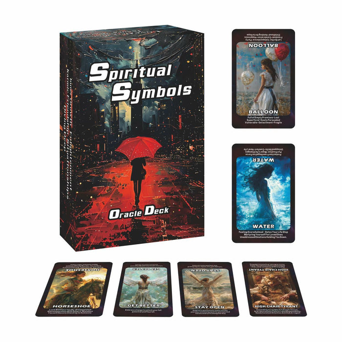 ZHQGYN Spiritual Symbol Oracle Cards Deck for Beginners Life & Psychology by Deal US