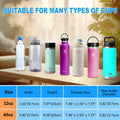 RRegeny Water Bottle Holder Strap for Hydroflask 32oz 40oz Cream Polyester by Deal US