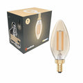 GoodBulb 5W E12 Clear Golden LED Chandelier Bulbs 2200K 300LM 6 Pack by Deal US