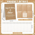 Estune 352 Pcs Baby Shower Advice Cards Blue Bear Decorations Game by Deal US