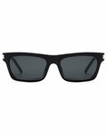 Appassal Retro Rectangular Sunglasses Unisex Black/Dark Gray AP3752 Open Box by Deal US