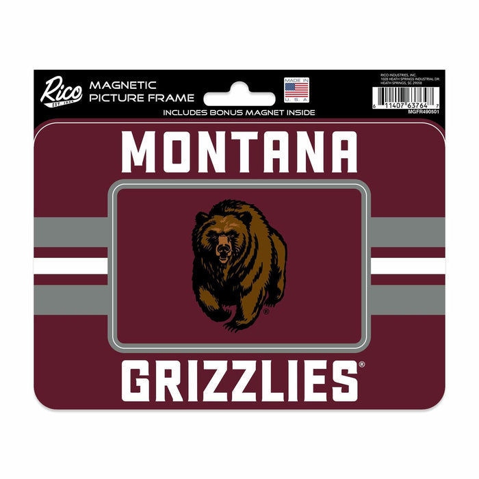 Rico Industries NCAA Montana Grizzlies Magnetic Picture Frame 5x6.75 Combo by Deal US