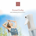 BEAUTY ME Continuous Mist Spray Bottle 10.1oz White Fine Mist Sprayer by Deal US