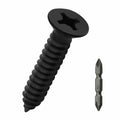 Fayeploo #10x3/4" Flat Head Wood Screws 50pcs Black Oxide Stainless Steel by Deal US