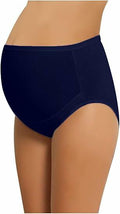 NBB Lingerie Women's Adjustable Maternity Panties High Cut Cotton Navy 3 Pack M by Deal US