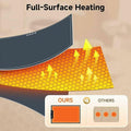 BOLEISE Electric Warming Tray Nano Silicone 3 Temp Settings White Size M by Deal US