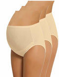 NBB Lingerie Women's Adjustable Maternity Panties High Cut Cotton Navy 3 Pack M by Deal US