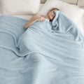 Jungle Star 3 Layer Jacquard Fleece Throw Blanket 50x70 Inch Wave Beige by Deal US