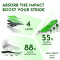 PerseveranX NASA Running Insoles Green XS M4.5-6.5 W5.5-7.5 by Deal US