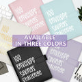 Mashaop 100 Envelope Challenge Binder White PU A4/Letter 13 Pages by Deal US