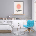 Usoway Motivational Wall Art Pink Aura Canvas 12x16in Unframed by Deal US