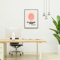Usoway Motivational Wall Art Pink Aura Canvas 12x16in Unframed by Deal US