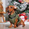 JoyDaog Dog Jacket Harness Fleece Lined Warm Winter Vest LightOrange Size M by Deal US