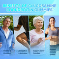 NutriVigor Glucosamine Chondroitin MSM Elderberry Gummies Blueberry 60ct by Deal US