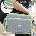 Amersun Insulated Lunch Box with 2 Pockets Padded Liner Dark Gray 4 Compartments by Deal US