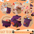 Gersoniel 339 Pcs Halloween DIY Craft Paper Ornaments Kit Pumpkin Ghost Bat by Deal US