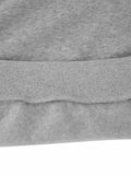 Hilinker Womens V Neck Oversized Sweatshirt Long Sleeve Grey Size S by Deal US