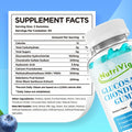 NutriVigor Glucosamine Chondroitin MSM Elderberry Gummies Blueberry 60ct by Deal US