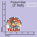 HEATHAVEN 3pcs Meme Raccoon Possum Trash Stickers Vinyl As Pictured by Deal US