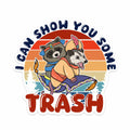 HEATHAVEN 3pcs Meme Raccoon Possum Trash Stickers Vinyl As Pictured by Deal US
