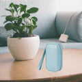 Koikyu PU Leather Tampon Organizer Bag with Zipper Handle Light Blue Small by Deal US