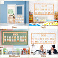 WATINC 97pcs Classroom Jobs Bulletin Board Set Groovy Orange Style by Deal US