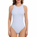 ALLBASE Women's Sleeveless Racerback Halter Bodysuit Black Size M by Deal US