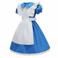 JUIULU Princess Dress Wonderland Costume Girls Blue Size 140 by Deal US