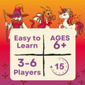 PIRATE WIZARDS Wizards Dragons Unicorns Card Game Fast Action 3-6 Players by Deal US
