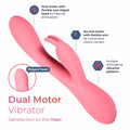 Yarosi Rabbitt Vibrator Gspot Clit Stimulator 7.8in Long 1.2in Wide by Deal US