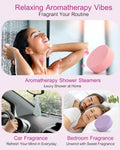 OYEKEEP Aromatherapy Shower Steamers Essential Oil Bombs 12pcs Purple Lemongrass by Deal US