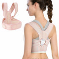 HLOES Adjustable Posture Corrector Upper Back Brace Breathable Support Size XS by Deal US