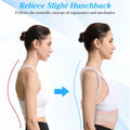 HLOES Adjustable Posture Corrector Upper Back Brace Breathable Support Size XS by Deal US
