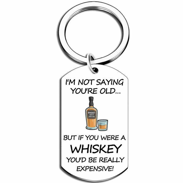 WXCATIM Funny 40 50 60th Birthday Whiskey Gifts for Men Silver Size S by Deal US