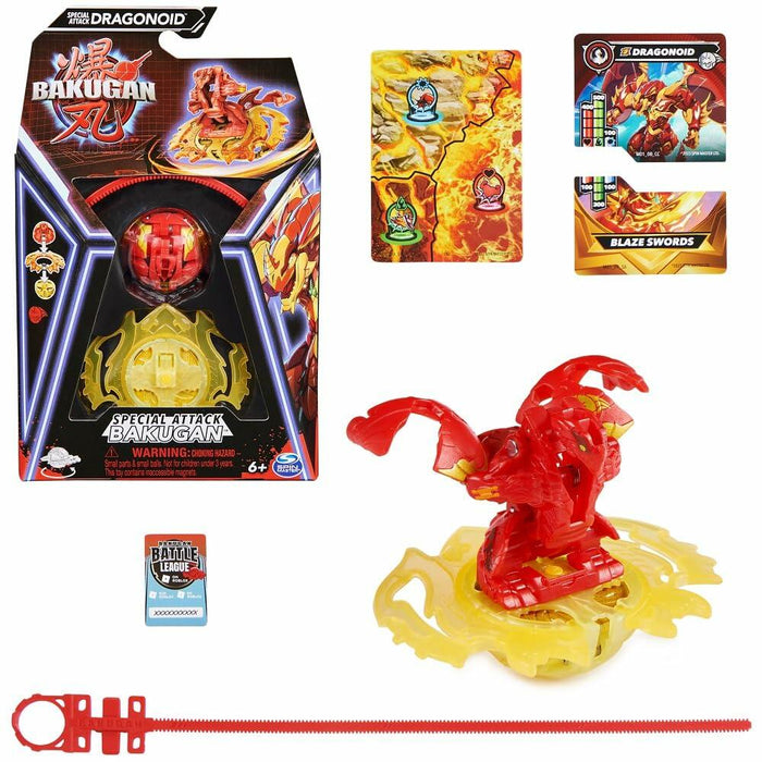Bakugan Special Attack Dragonoid Spinning Collectible Action Figure & Cards by Deal US
