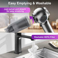 Mozeyerh Handheld Vacuum Cleaner Portable Cordless 20000Pa 4-in-1 Silver by Deal US