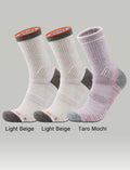 Juclise Womens Merino Wool Hiking Socks Lightweight Cushioned CrewToe Reinforced by Deal US