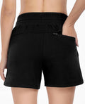 Haimont Women's Cotton Sweat Shorts with Pockets High Waist Black Size XS by Deal US