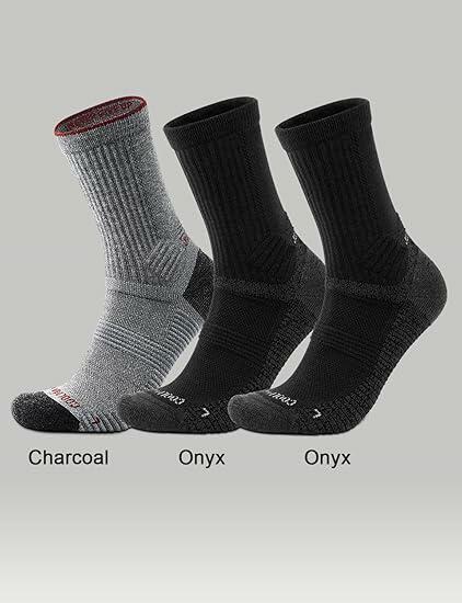 Juclise Womens Merino Wool Hiking Socks Lightweight Cushioned CrewToe Reinforced by Deal US